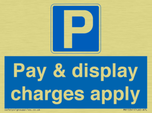 Pay & display charges apply